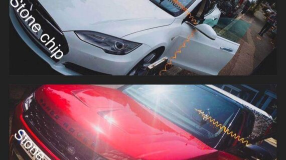Professional windscreen stone chip repair in Ealing