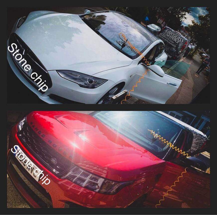 Professional windscreen stone chip repair in Ealing