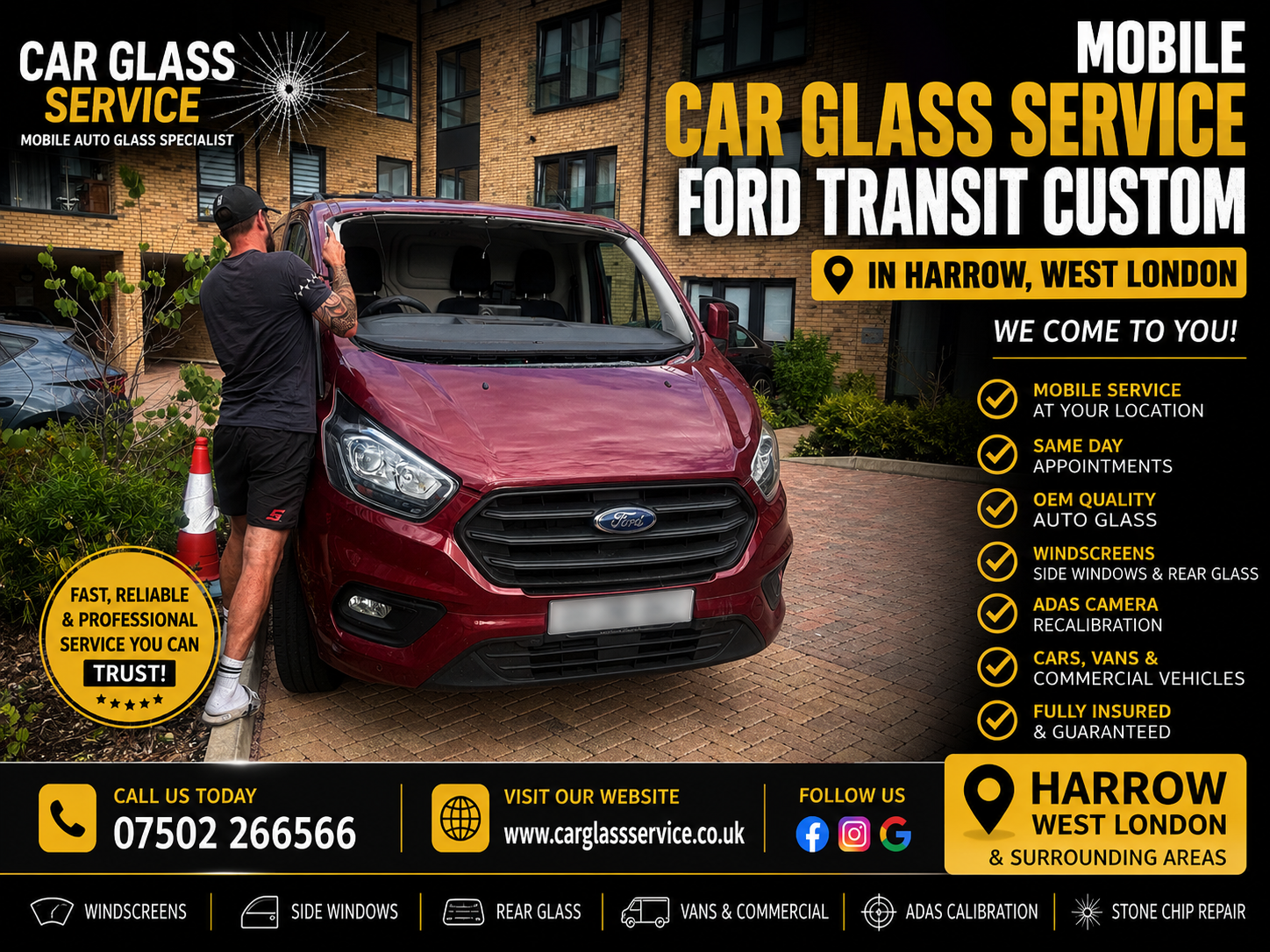 A Guide to Commercial Vehicle Glass Replacement