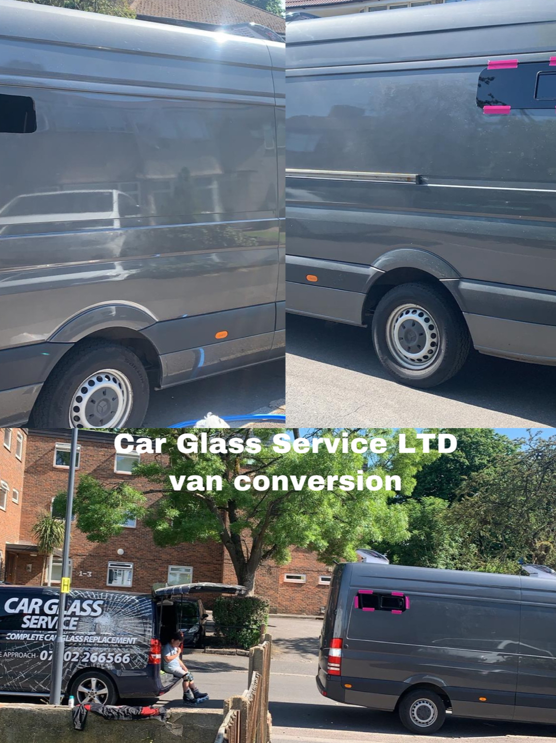 Van Conversion Glass Fitting London