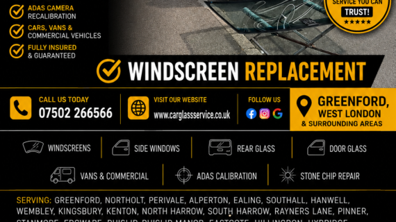 Van Glass Replacement Uxbridge for Fast Safe Fitting
