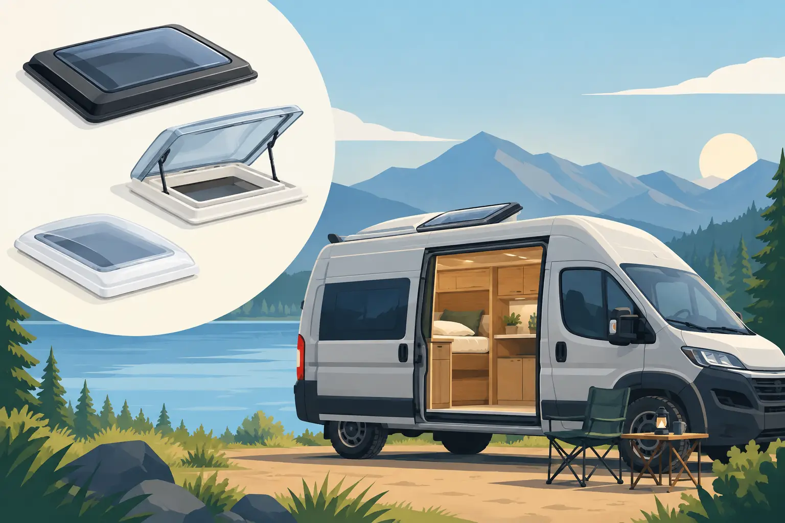 Van Skylight Brands Review for Campervan Builds