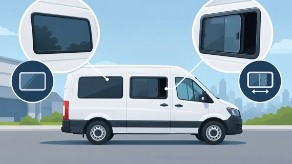 Best Windows for Work Vans: Fixed or Opening?